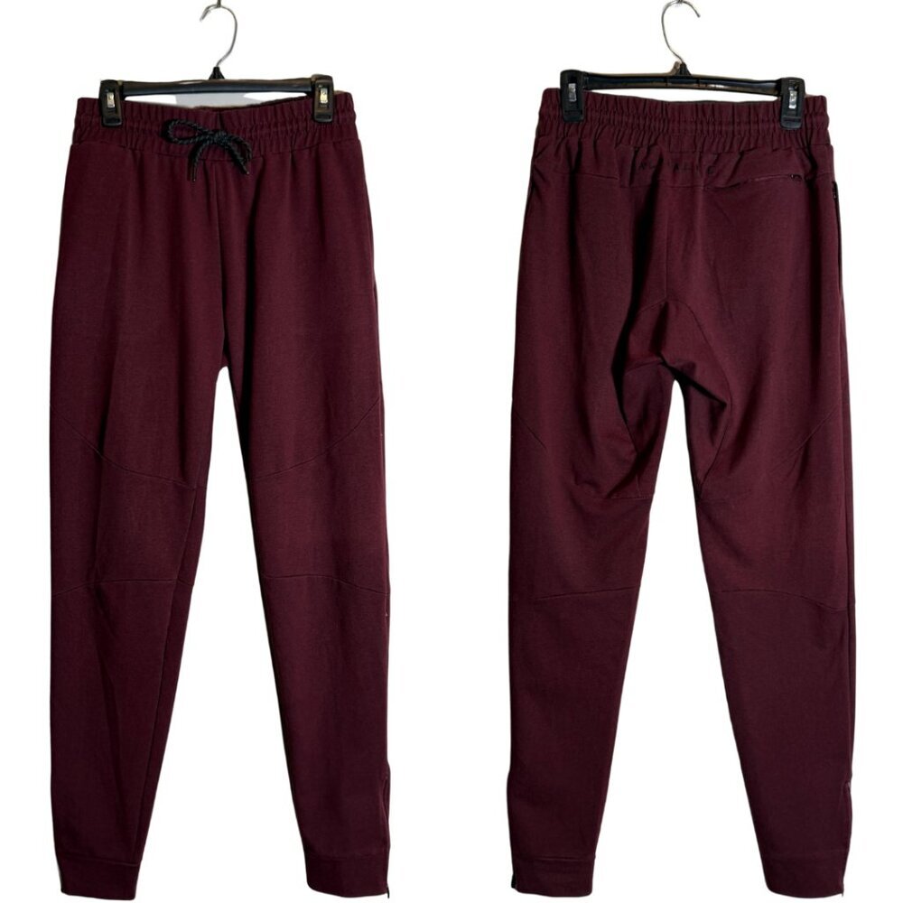 Alphalete Ankle-Zip Jogger Sweatpants Men's Medium Red Active Athletic Workout